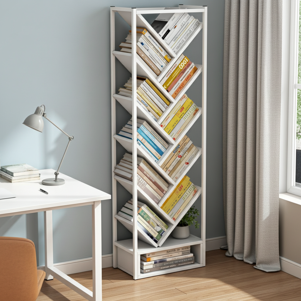 Bücherregal Broadway mit 11 Fächern, 154 cm hoch