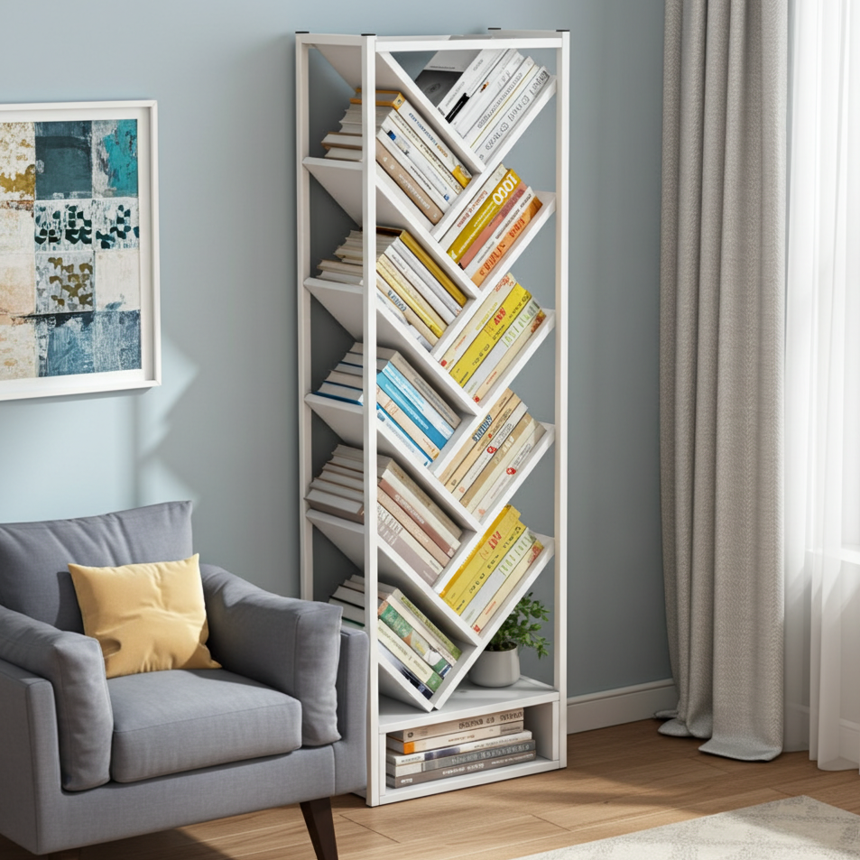 Bücherregal Broadway mit 11 Fächern, 154 cm hoch