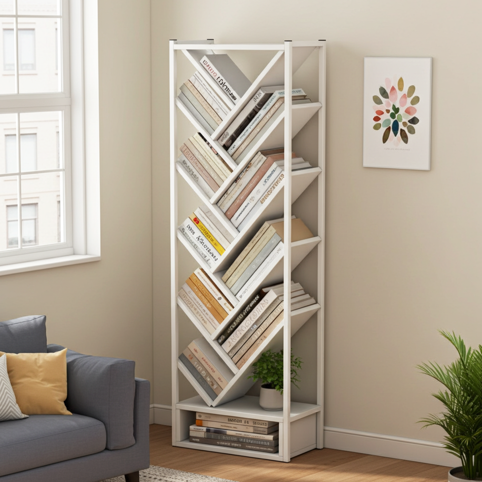Bücherregal Broadway mit 11 Fächern, 154 cm hoch