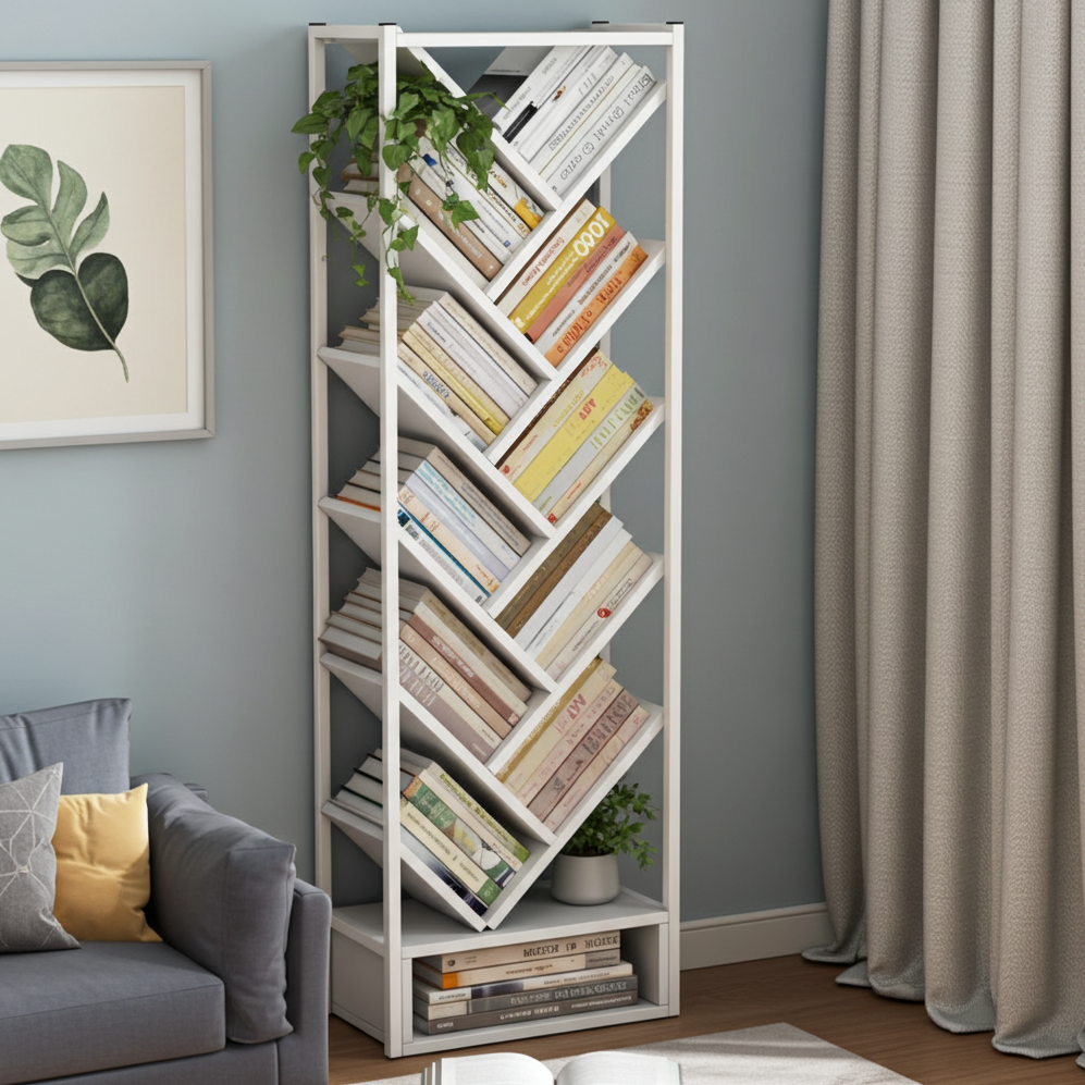 Bücherregal Broadway mit 11 Fächern, 154 cm hoch
