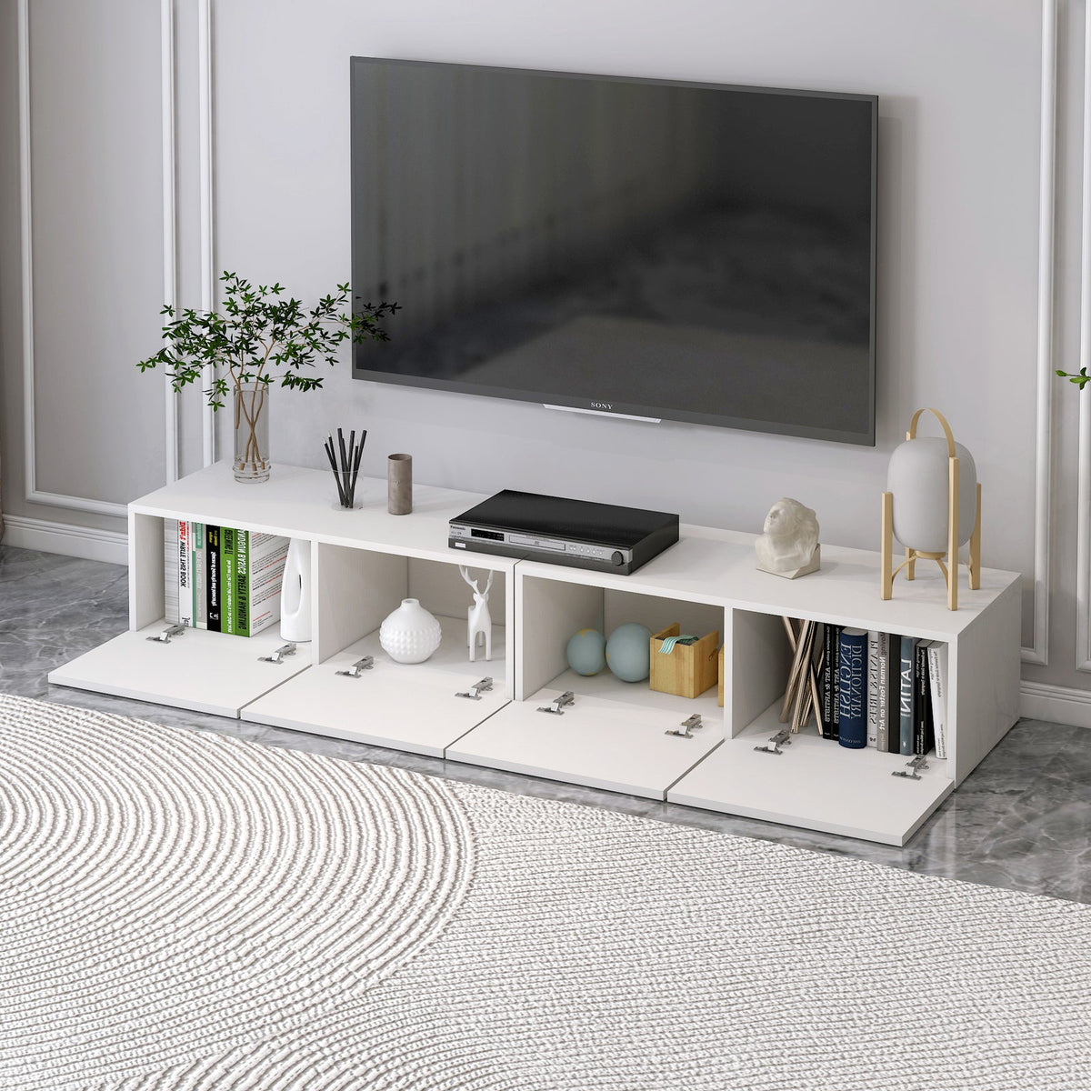 TV-Lowboard Lusso, 200 cm