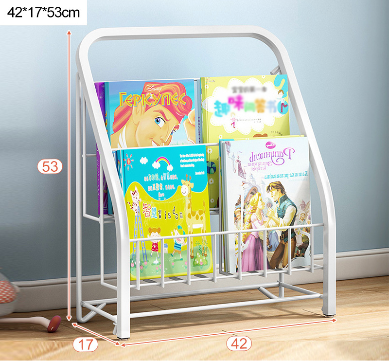 Zeitschriftenregal Amaze mit 2 Ebenen, 53 cm