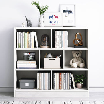 Bücherregal Melodic mit 7 Fächern, 80 x 104 cm