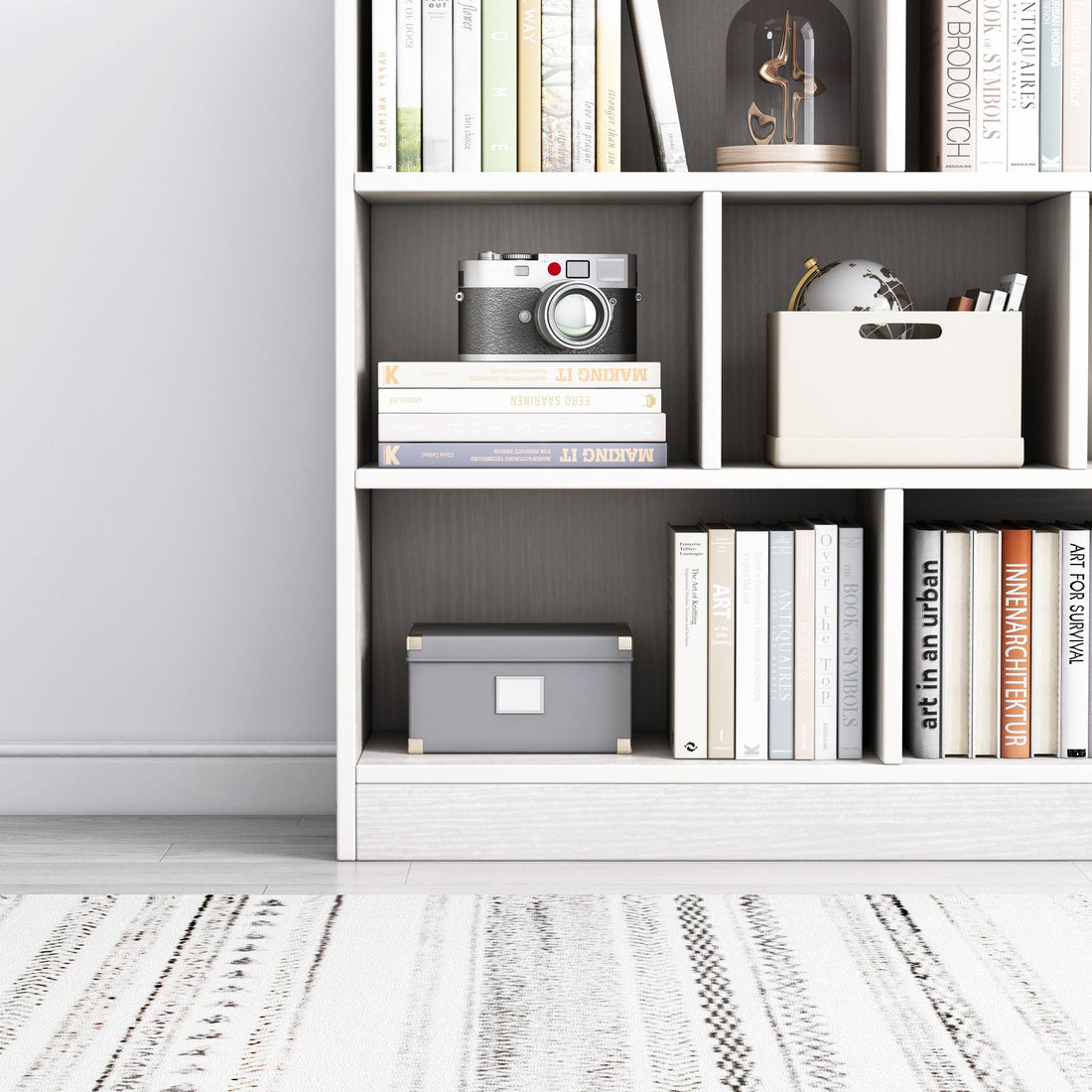 Bücherregal Melodic mit 7 Fächern, 80 x 104 cm