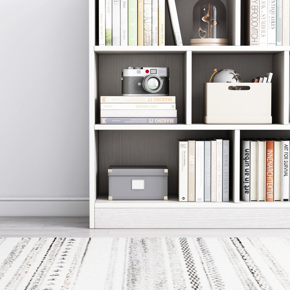 Bücherregal Melodic mit 7 Fächern, 80 x 104 cm