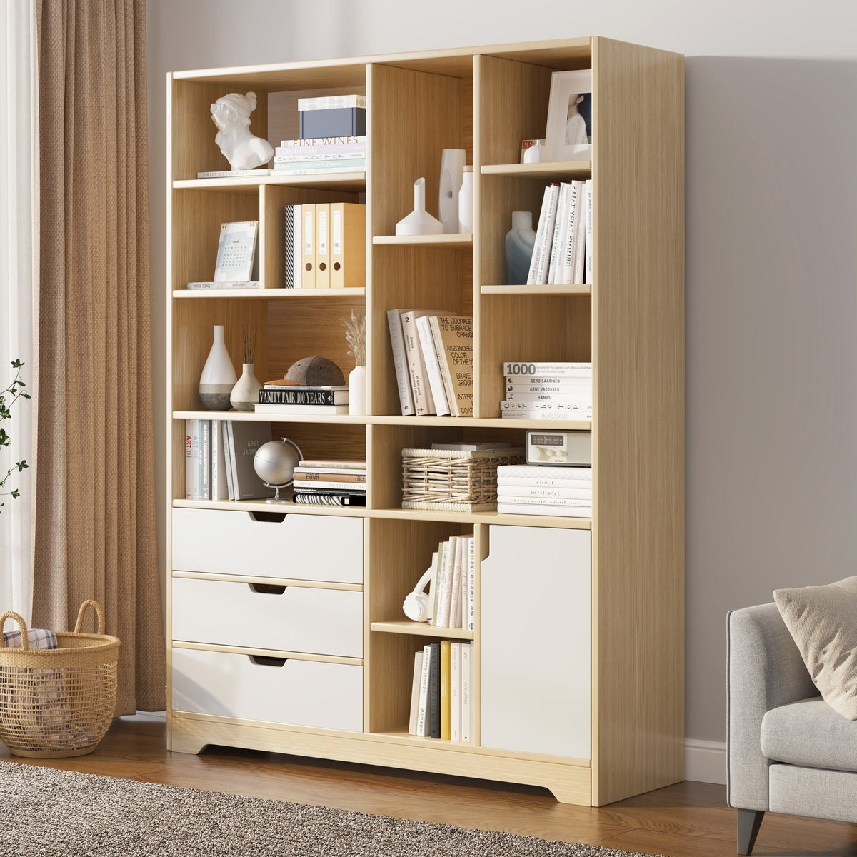 Schrank Havana mit Schublade und Schrankteil, 178 cm