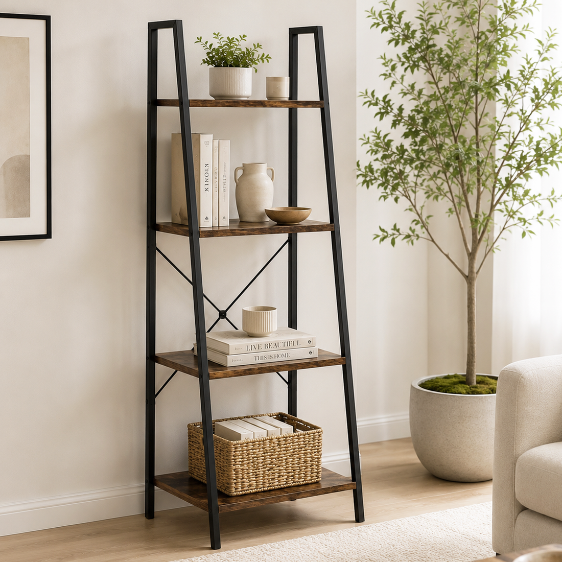Leiterregal Elevate mit 4 Ebenen